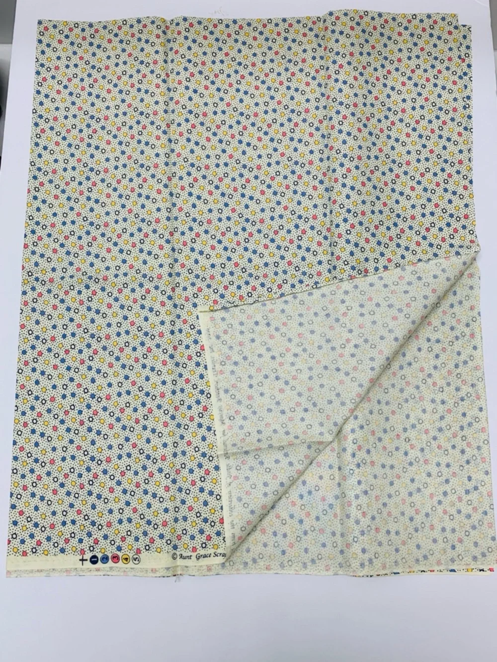 Aunt Grace Scrap Bag 1930s Reproduction Floral & Dot Cotton Quilt Fabric Bundle